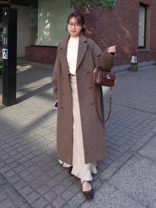 CLANE/クラネ】DOUBLE WOOL LONG COAT/ダブルウールロングコート