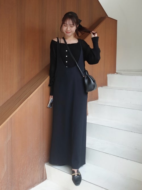 セール】【再入荷】カットジョーゼットジャンスカ（ワンピース