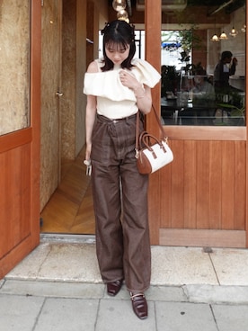 「アイテム（トートバッグ）」を使った、ねっしー.さん（レディース・159cm・20代）の夏コーディネート