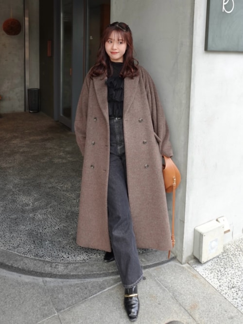 CLANE/クラネ】DOUBLE WOOL LONG COAT/ダブルウールロングコート