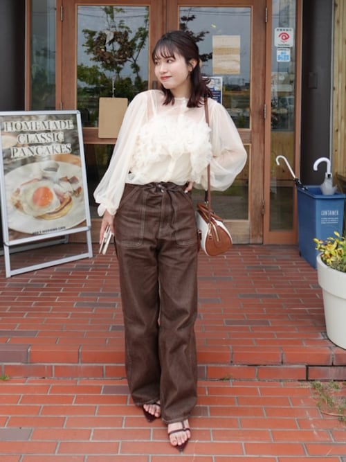 nuance wave lawgy patch denim / ニュアンスウェーブlawgy