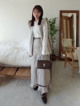 「hince（ヒンス）のアイテム」を使った、ねっしー.さん（レディース・159cm）の春コーディネート