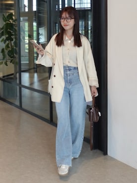 「CAPRICIEUX LE'MAGE（カプリシューレマージュ）のアイテム」を使った、ねっしー.さん（レディース・159cm）の春コーディネート
