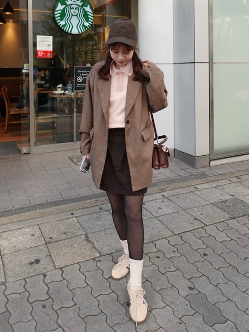 STYLEMIXER（スタイルミキサー） スカート ツイードコクーンミニ