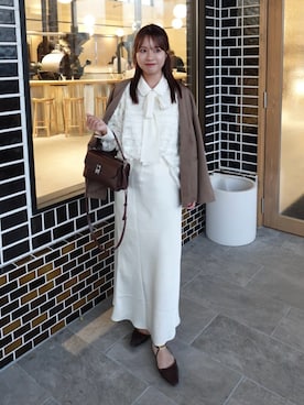 「アイテム（メイクアップ）」を使った、ねっしー.さん（レディース・159cm）の秋コーディネート