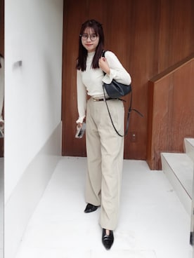 「アイテム（ベースメイク）」を使った、ねっしー.さん（レディース・159cm）の秋コーディネート