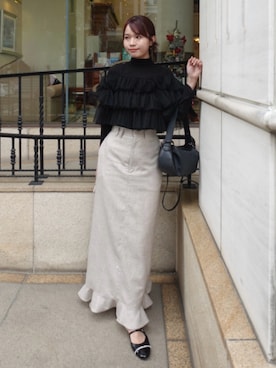 「アイテム（ファンデーション）」を使った、ねっしー.さん（レディース・159cm）の冬コーディネート