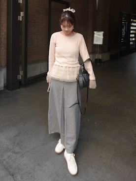 「DISCOAT（ディスコート）のアイテム」を使った、ねっしー.さん（レディース・159cm）の冬コーディネート