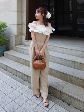 「アイテム（ファンデーション）」を使った、ねっしー.さん（レディース・159cm）の夏コーディネート