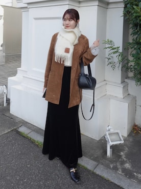 「アイテム（ベースメイク）」を使った、ねっしー.さん（レディース・159cm・20代）の秋コーディネート