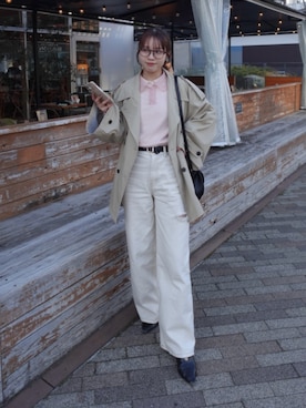 「hunch（ハンチ）のアイテム」を使った、ねっしー.さん（レディース・159cm）の冬コーディネート