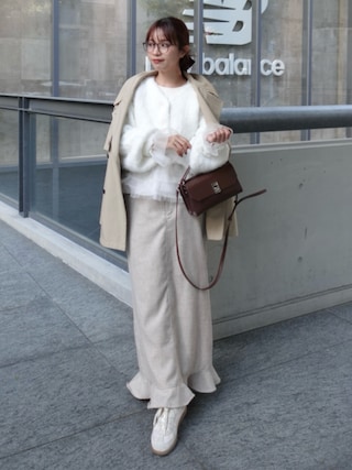 「PUMA（プーマ）の【別注】＜PUMA＞PALERMO スニーカー（スニーカー）」を使った、ねっしー.さん（レディース・159cm）の春コーディネート