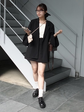「STYLEMIXER（スタイルミキサー）のアイテム」を使った、ねっしー.さん（レディース・159cm）の秋コーディネート