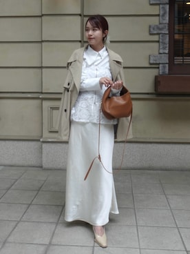 「アイテム（メイクアップ）」を使った、ねっしー.さん（レディース・159cm）の春コーディネート