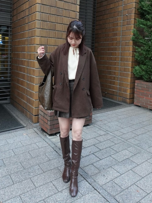 ねっしー.さん(レディース・159cm)の冬コーディネート