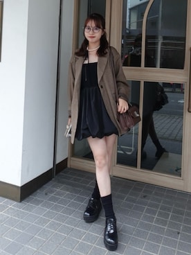 「アイテム（ファンデーション）」を使った、ねっしー.さん（レディース・159cm）の秋コーディネート