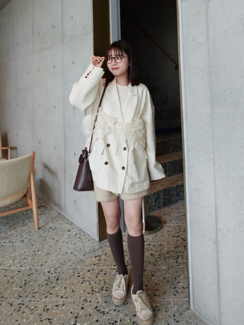 パンツ lawgy sheeplikerafushortpants lawgy（ラウジー）の「sheep like rafu short pants / シー
