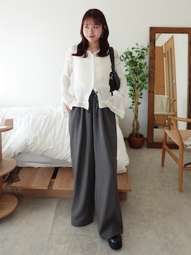 「アイテム（マスカラ）」を使った、ねっしー.さん（レディース・159cm）の春コーディネート