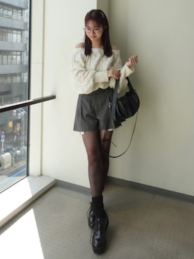 「アイテム（メイクアップ）」を使った、ねっしー.さん（レディース・159cm）の春コーディネート