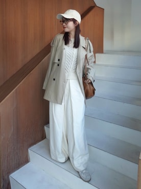 「アイテム（メイクアップ）」を使った、ねっしー.さん（レディース・159cm）の春コーディネート