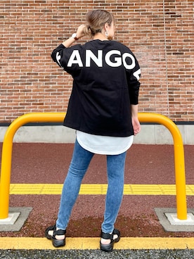 「RAG MACHINE（ラグマシーン）のアイテム（パンツ）」を使った、𝚢𝚞𝚛𝚒𝚔𝚘❥さん（レディース・160cm）の夏コーディネート