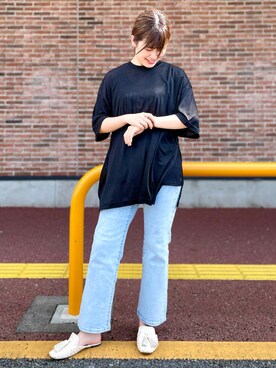 「アイテム（その他トップス）」を使った、𝚢𝚞𝚛𝚒𝚔𝚘❥さん（レディース・160cm）の夏コーディネート