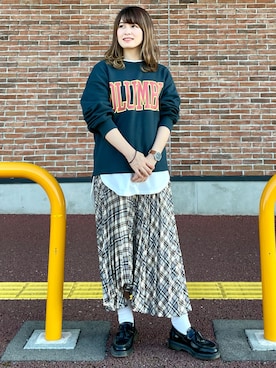 𝚢𝚞𝚛𝚒𝚔𝚘❥さん（レディース・160cm）の秋コーディネート