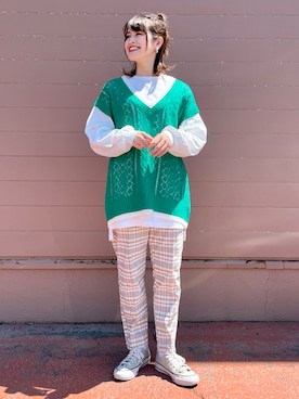 𝚢𝚞𝚛𝚒𝚔𝚘❥さん（レディース・160cm）の春コーディネート