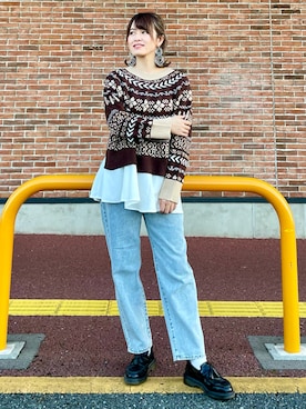 𝚢𝚞𝚛𝚒𝚔𝚘❥さん（レディース・160cm）の秋コーディネート