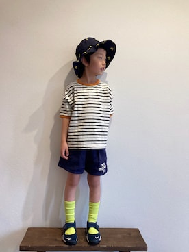 「ナイキリフト」｜tiinさん（キッズ・110cm）の夏コーディネート