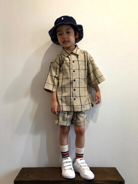 tiinさん（キッズ・100cm）の夏コーディネート