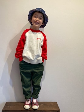 「POLO RALPH LAUREN（ポロ ラルフ ローレン）のアイテム」を使った、tiinさん（キッズ・110cm）の春コーディネート