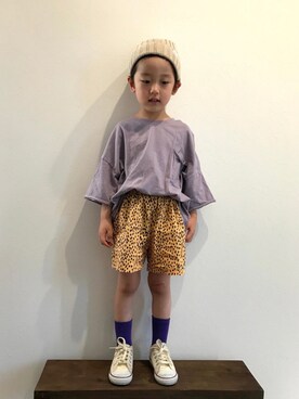 「DHOLIC kids（ディーホリックキッズ）のアイテム」を使った、tiinさん（キッズ・100cm）の夏コーディネート