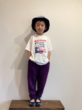 「ナイキリフト」｜tiinさん（キッズ・110cm）の夏コーディネート