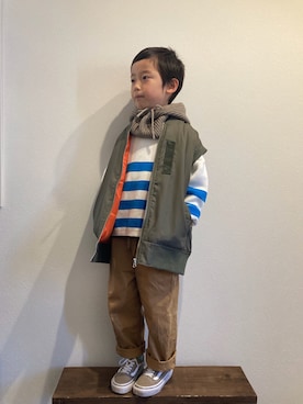 tiinさん（キッズ・110cm）の冬コーディネート