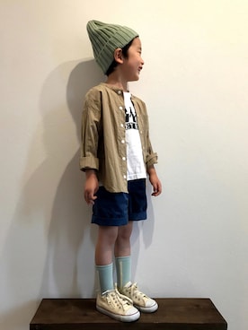 tiinさん（キッズ・100cm）の夏コーディネート