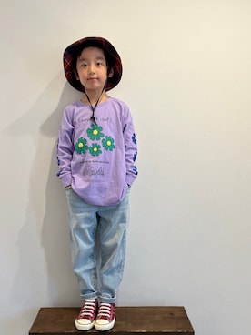 tiinさん（キッズ・120cm）の秋コーディネート