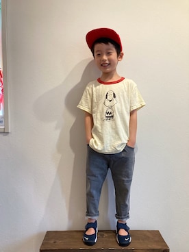 「ナイキリフト」｜tiinさん（キッズ・110cm）の夏コーディネート