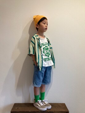 tiinさん（キッズ・110cm）の夏コーディネート