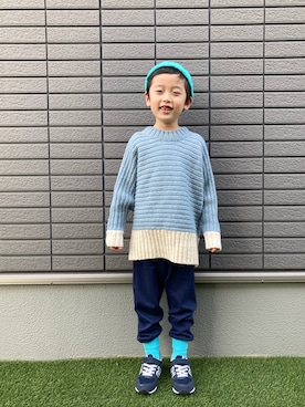 tiinさん（キッズ・110cm）の冬コーディネート