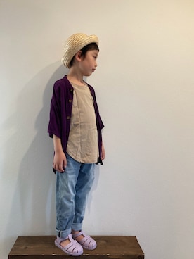 tiinさん（キッズ・110cm）の夏コーディネート