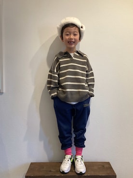 tiinさん（キッズ・110cm）の冬コーディネート