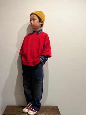 tiinさん（キッズ・122cm）の冬コーディネート