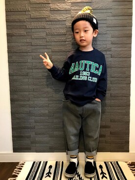 tiinさん（キッズ・100cm）の秋コーディネート