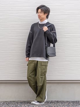 「jiggys shop（ジギーズショップ）のアイテム」を使った、Ryu--taさん（メンズ・183cm）の春コーディネート