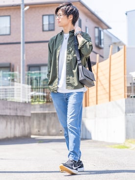 「Lono（ロノ）のアイテム」を使った、Ryu--taさん（メンズ・183cm）の春コーディネート