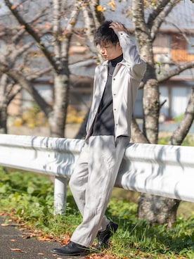 「ITEMS URBANRESEARCH（アイテムズ アーバンリサーチ）のアイテム（ジャケット/アウター）」を使った、Ryu--taさん（メンズ・183cm）の秋コーディネート
