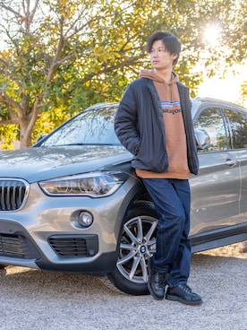 「アウトドアミックス」｜「アイテム（ダウンジャケット/コート）」を使った、Ryu--taさん（メンズ・183cm）の冬コーディネート