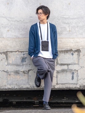 「roshell（ロシェル）のアイテム」を使った、Ryu--taさん（メンズ・183cm）の冬コーディネート