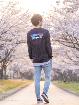 「Lono（ロノ）のアイテム」を使った、Ryu--taさん（メンズ・183cm）の春コーディネート